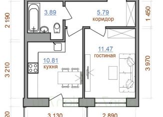 Продаю 1-комнатную квартиру, 36.3 м2, рабочий поселок Маркова, жилой комплекс Ботаника, 6, ЖК Ботаника