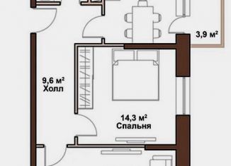 Продается 2-ком. квартира, 60.1 м2, Солнечногорск, Ленинградская улица, 20, ЖК Шустовъ-Парк