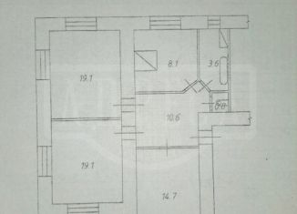 Продам 3-комнатную квартиру, 76 м2, Кораблино, улица Коминтерна, 68