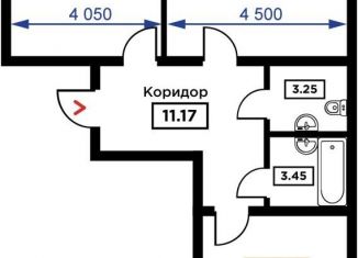 Продается 2-ком. квартира, 70.1 м2, Краснодар, Школьная улица, 1, Прикубанский округ