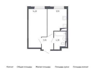 1-ком. квартира на продажу, 32.3 м2, Москва, жилой комплекс Молжаниново, к2, САО