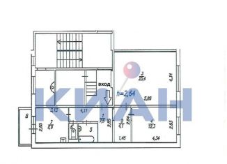 Продаю 2-ком. квартиру, 61.8 м2, Красноярск, улица 9 Мая, 55, ЖК Зелёный Городок