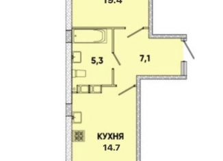 Продается 1-комнатная квартира, 49.9 м2, Ставрополь, микрорайон № 36, Российский проспект, 13