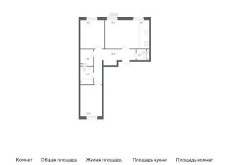 Продажа 2-комнатной квартиры, 69 м2, деревня Столбово, проспект Куприна, 36к1