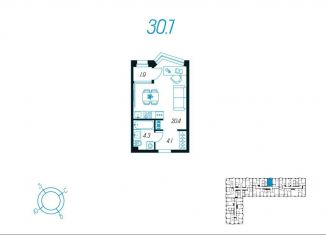 Продается 1-комнатная квартира, 30.7 м2, Тула, улица Михеева, 9, Центральный территориальный округ