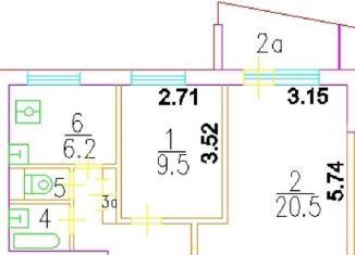 Продаю 2-комнатную квартиру, 45.7 м2, Москва, 1-й Нижний Михайловский проезд, 18, 1-й Нижний Михайловский проезд