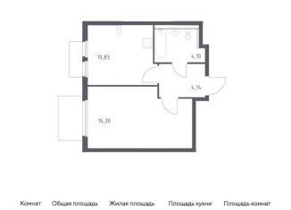 Продается однокомнатная квартира, 35.4 м2, Московская область, Каширское шоссе - Молоково - Андреевское