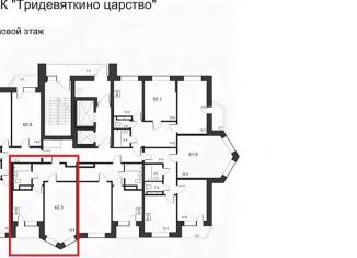 Продается однокомнатная квартира, 42.1 м2, Ленинградская область, улица Шоссе в Лаврики, 71к3