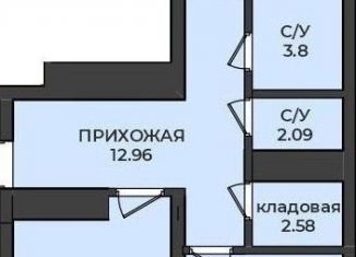 Продаю двухкомнатную квартиру, 77.9 м2, Оренбургская область, Загородное шоссе, 19