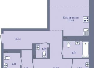 Продажа 4-комнатной квартиры, 109 м2, Пермь, Пермская улица, 6