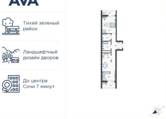 Продажа двухкомнатной квартиры, 50.7 м2, Краснодарский край