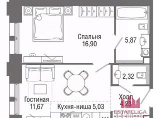 Продам однокомнатную квартиру, 46 м2, Москва, Ильменский проезд, 14к1, Ильменский проезд