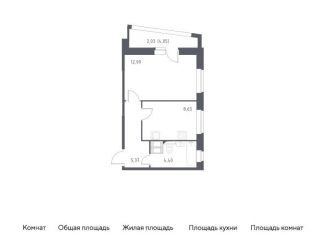 1-ком. квартира на продажу, 33.4 м2, Санкт-Петербург