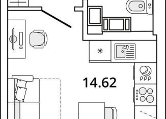 Продается квартира студия, 22.3 м2, Санкт-Петербург, муниципальный округ Финляндский