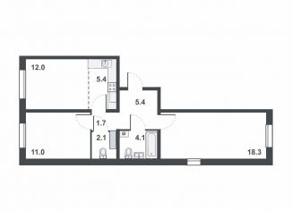 Продам 3-комнатную квартиру, 60 м2, Киров, ЖК Ривер Парк, Прибрежный бульвар, 6