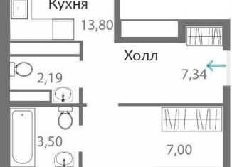 Продажа 2-комнатной квартиры, 64.3 м2, Симферополь, Киевский район
