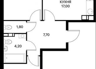 Двухкомнатная квартира на продажу, 66.4 м2, Ростовская область