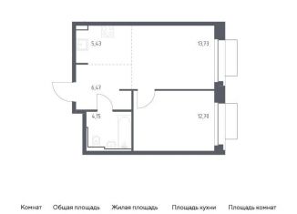 Продается 1-комнатная квартира, 42.5 м2, Москва, ЮАО