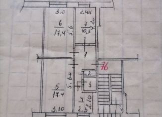 Продажа 3-ком. квартиры, 60 м2, село Филимоново, Западная улица, 2