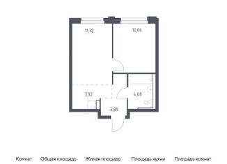 Продается 1-ком. квартира, 33.7 м2, Тюмень, жилой комплекс Чаркова 72, 1.4