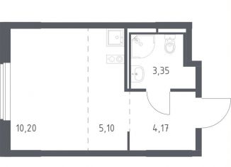 Продаю квартиру студию, 22.8 м2, Мытищи, ЖК Мытищи Парк, 1-й Стрелковый переулок, 1