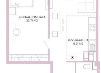 Продаю 2-комнатную квартиру, 62 м2, Пензенская область, жилой комплекс Лугометрия, с18
