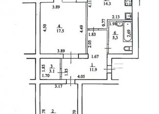 2-комнатная квартира на продажу, 71 м2, Уфа, Высотная улица, 12/3