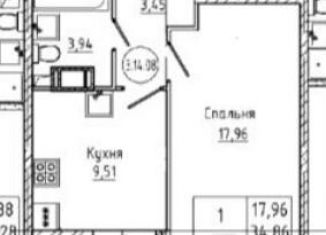 Продажа 1-комнатной квартиры, 36 м2, Мурино, ЖК Урбанист, Екатерининская улица, 19