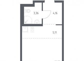 Продаю квартиру студию, 22.8 м2, поселение Кокошкино