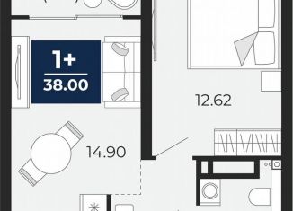 Продаю однокомнатную квартиру, 36.3 м2, Тюменская область, улица Фармана Салманова, 23