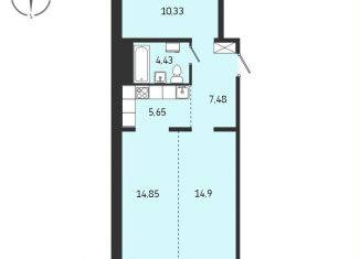 Продам квартиру свободная планировка, 60.3 м2, Иркутск, Советская улица, 115/1, Правобережный округ