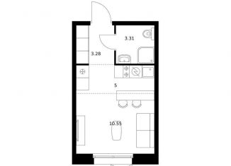 Продаю квартиру студию, 22.1 м2, Хабаровск