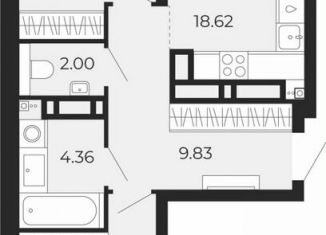 Двухкомнатная квартира на продажу, 63.1 м2, Тюмень, Арктическая улица, 16