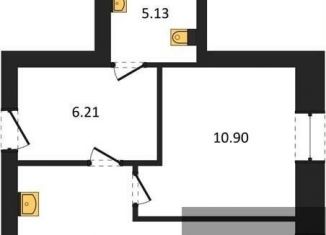 Продажа 1-комнатной квартиры, 41.9 м2, Павловск