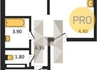 Продам 2-комнатную квартиру, 60 м2, Новосибирск, улица Связистов, 13/2