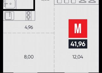 Продам 1-ком. квартиру, 42 м2, Иркутская область, улица Ширямова, 26