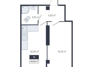 Продам 1-ком. квартиру, 40.5 м2, Мурино, улица Шоссе в Лаврики, 93