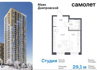 Продажа квартиры студии, 29.1 м2, Владивосток, Днепровская улица, 19, Первореченский район