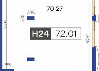 Продам помещение свободного назначения, 72.01 м2, Санкт-Петербург, метро Приморская, улица Челюскина, 10