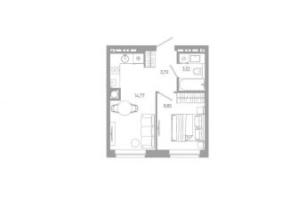 Продам 1-ком. квартиру, 31.9 м2, Астрахань, Советский район, Боевая улица, 132с3