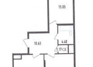 Продается 2-комнатная квартира, 65.6 м2, Мурино, Екатерининская улица, 10, ЖК Три кита