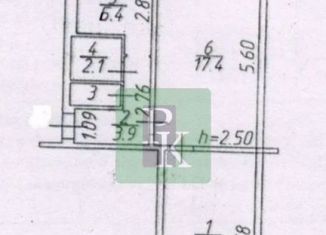 2-комнатная квартира на продажу, 43.7 м2, Симферополь, Севастопольская улица, 26