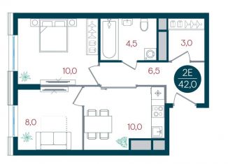 Продажа 2-комнатной квартиры, 42 м2, Москва, район Царицыно