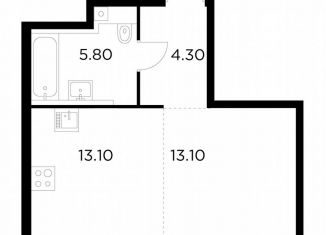 Продам квартиру студию, 36.3 м2, Москва, Войковский район