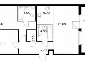 Продажа 2-комнатной квартиры, 85.2 м2, Москва, Войковский район