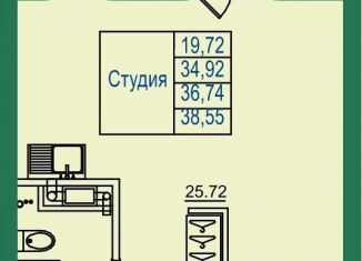 Продается квартира студия, 36.7 м2, Владимирская область