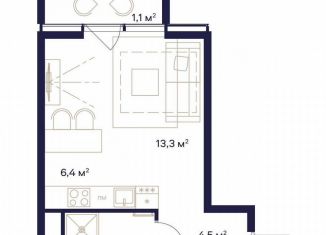 Продам однокомнатную квартиру, 29.7 м2, Москва, ЖК Союз, к4, СВАО