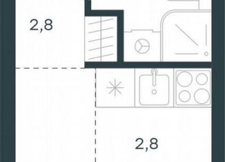 Продажа квартиры студии, 17.4 м2, Москва, жилой комплекс Левел Звенигородская, к1, район Хорошёво-Мнёвники