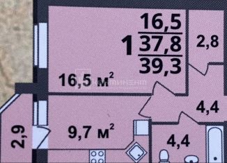 Продажа 1-комнатной квартиры, 39.3 м2, Ковров, аллея Победителей, 4