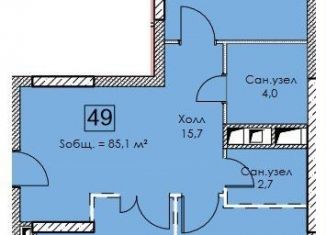 Продажа 2-комнатной квартиры, 85.1 м2, Москва, Измайловский проезд, 22к1